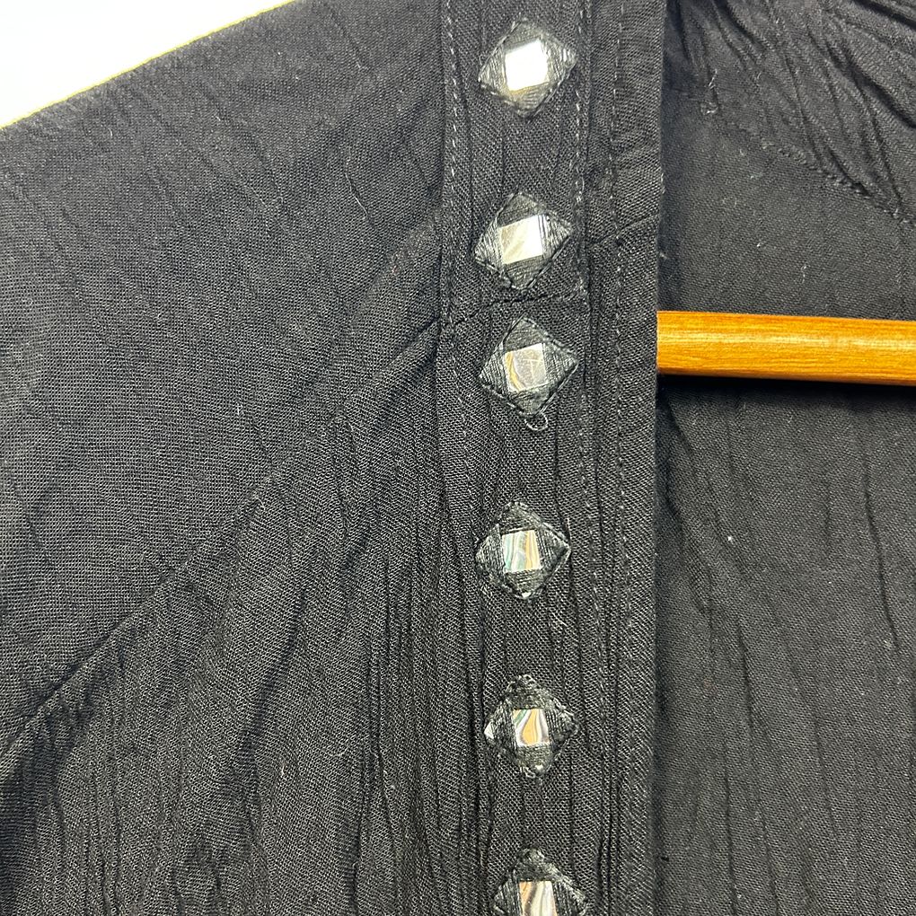Autograph Black Beaded Top - Size 20