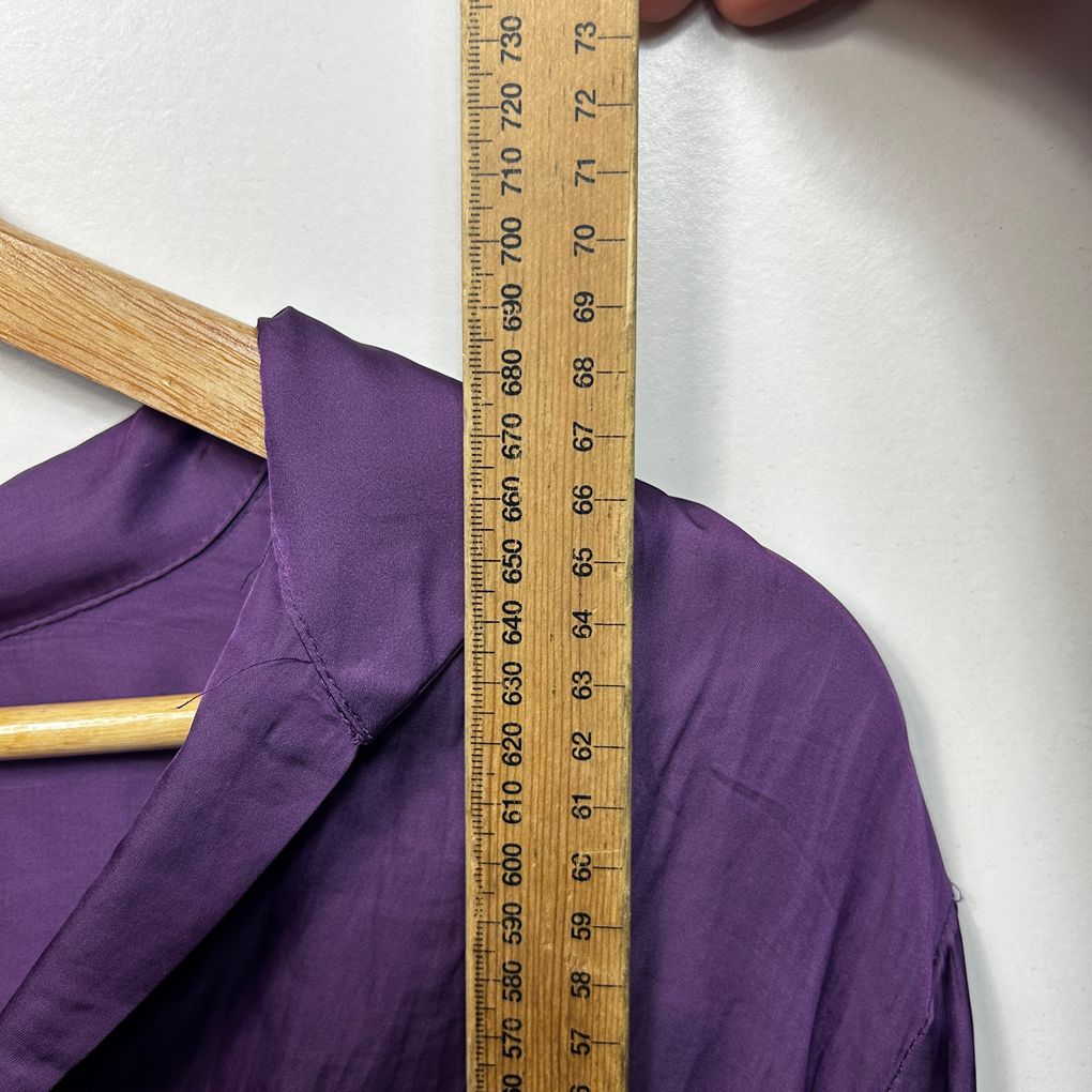 Witchery Purple Long Sleeve Top - Size 16