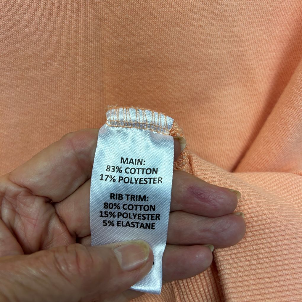 Jay Jays Peach Karma Cotton Hoodie - Size XL
