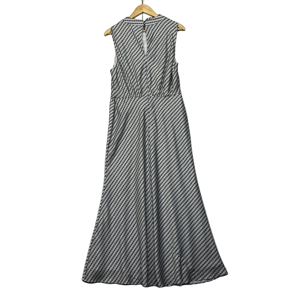 Portmans Black and White Sleeveless Maxi Dress - Size 14