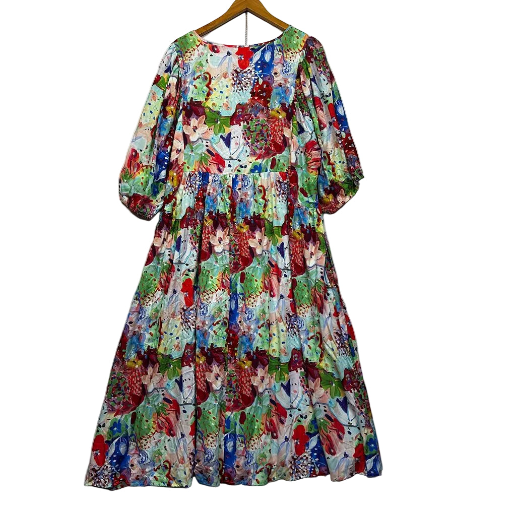 Always Alice Multicoloured Floral Maxi Dress - Size 22