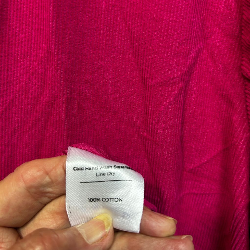 Keshet Pink Cotton Shirt Dress - Size M/L