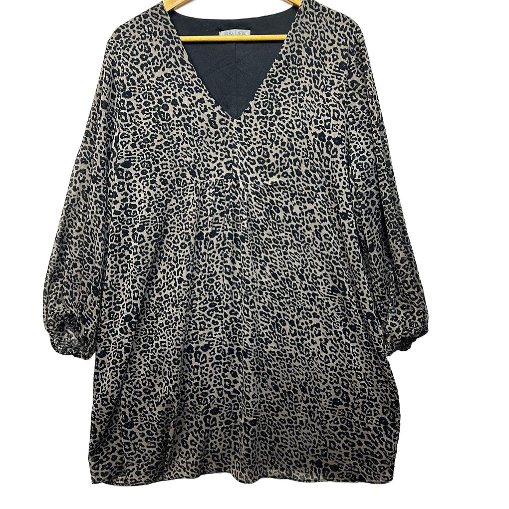 Katies Leopard Print Top - Size 16