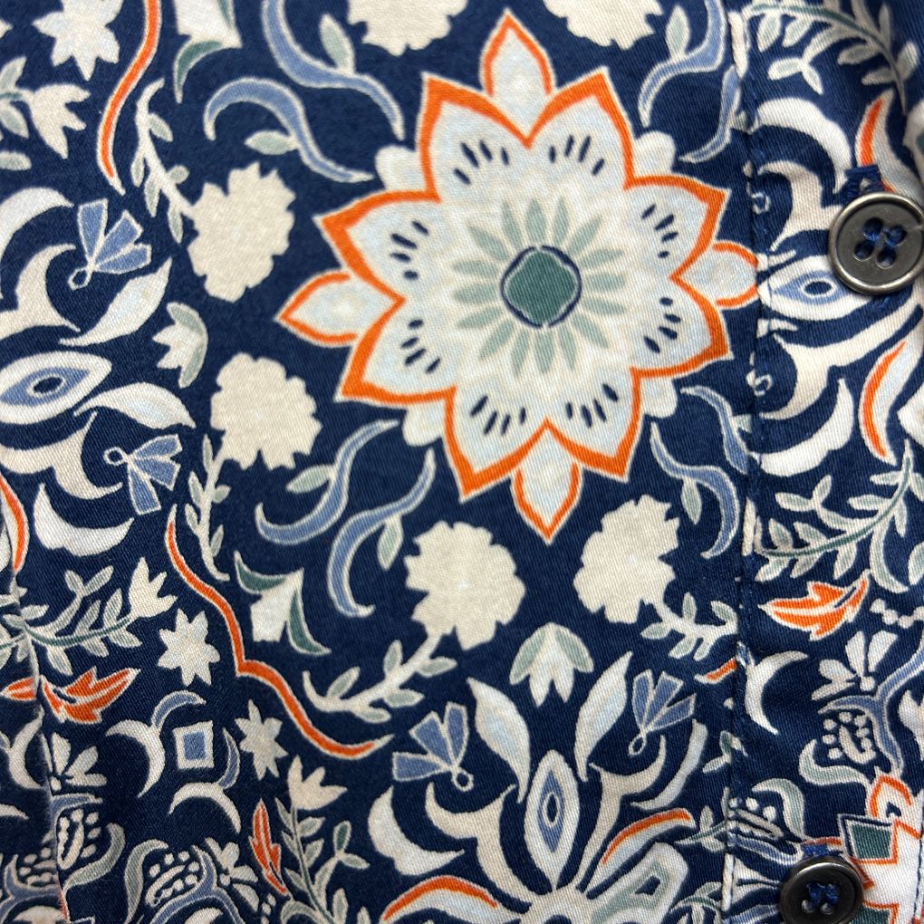 Katies Navy Cotton Top - Size 16