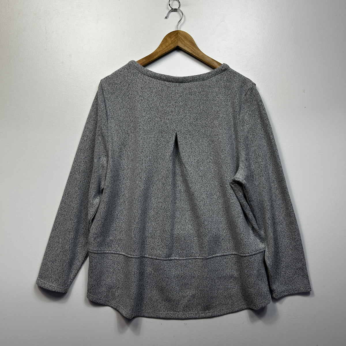 Regatta Petites Grey Cotton Long Sleeve Top - Size 16
