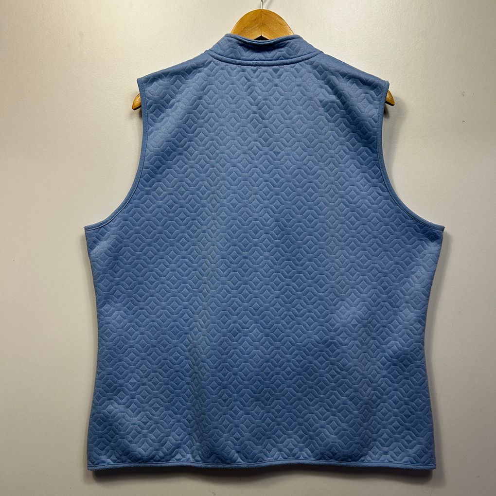 Millers Blue Zip Quillted Vest - Size 22