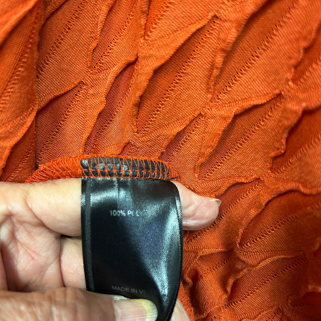 Taking Shape Red Waterfall Duster Jacket Top - Size 14