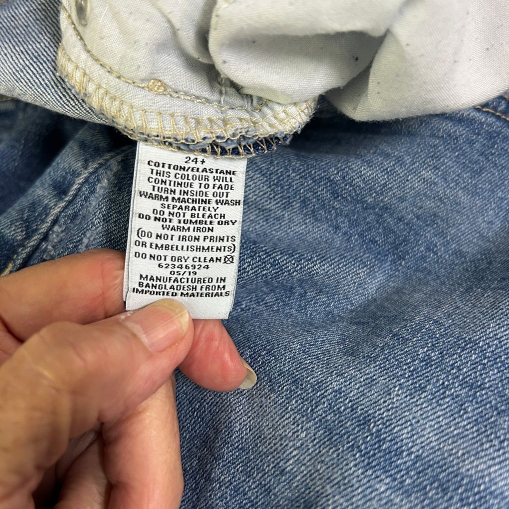 Belle Curve Blue Jeans - Size 24
