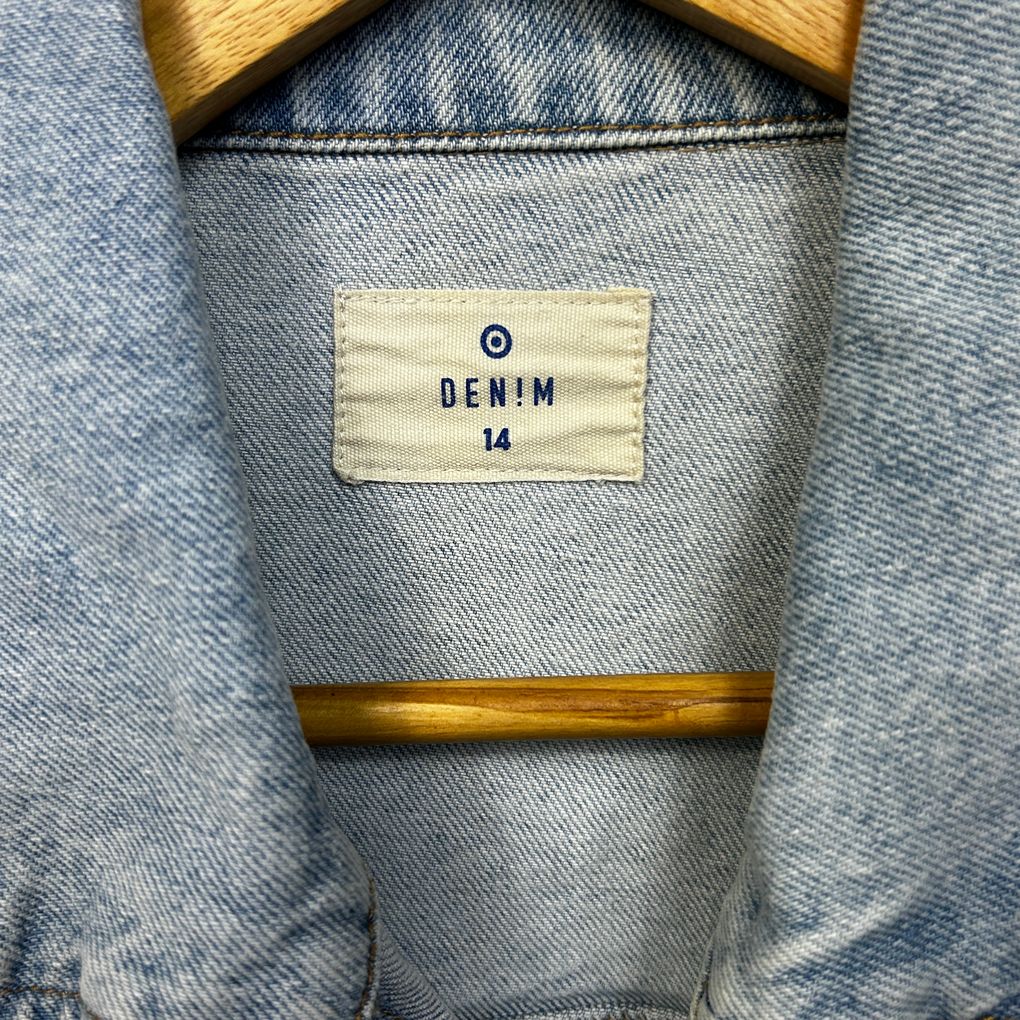 Target Light Blue Denim Jacket - Size 14