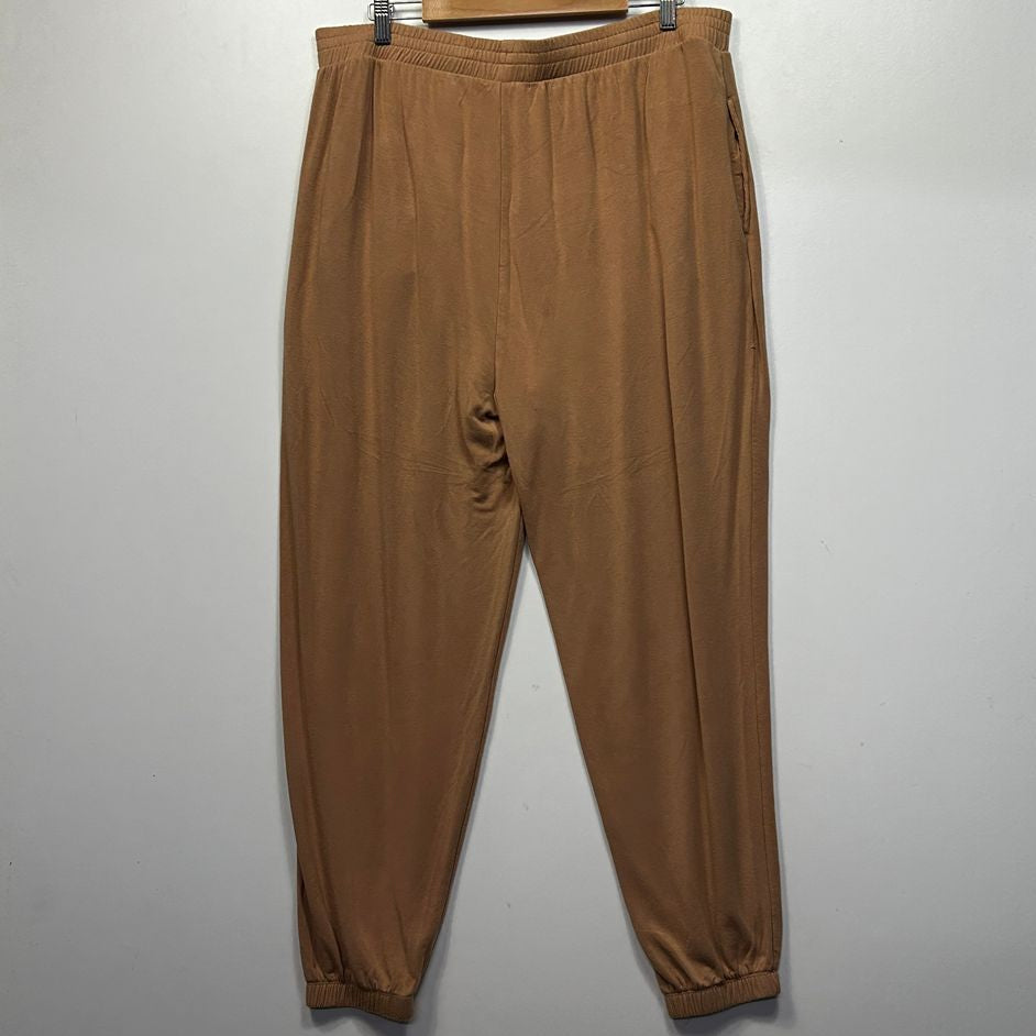 Peter Alexander Tan Plus Size Lounge Pants - Size 16/18