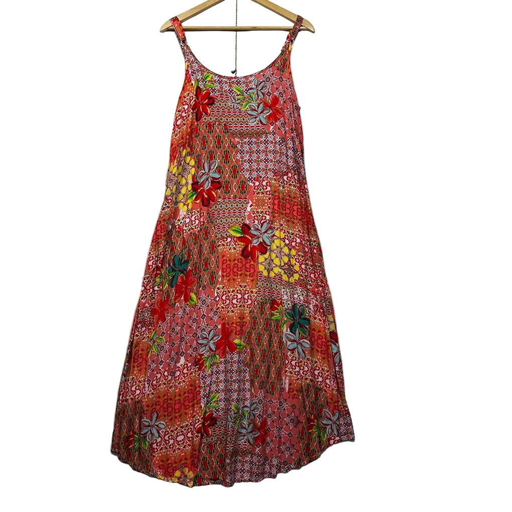 Millers Multicoloured Beaded Maxi Dress - Size 16