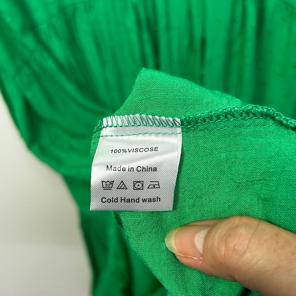 Green Tiered Dress - Size XL