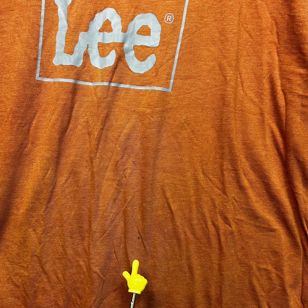 Lee Rust Cotton Logo Tee - Size XXL