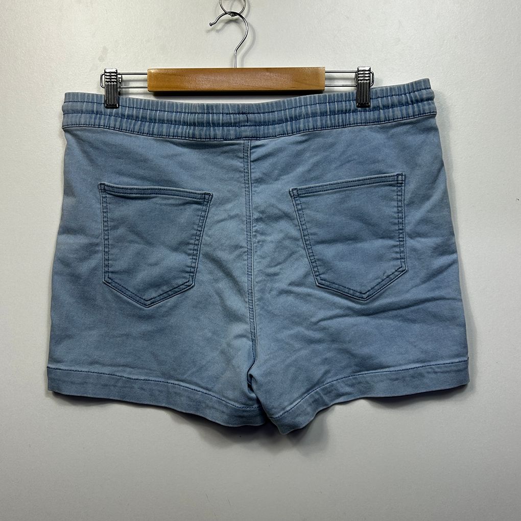 Anko Blue Plus Size Denim Shorts - Size 18