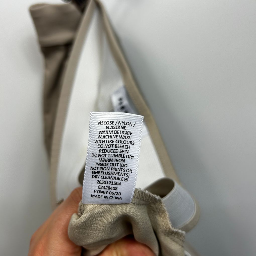Preview Beige Plus Size Pants - Size 18