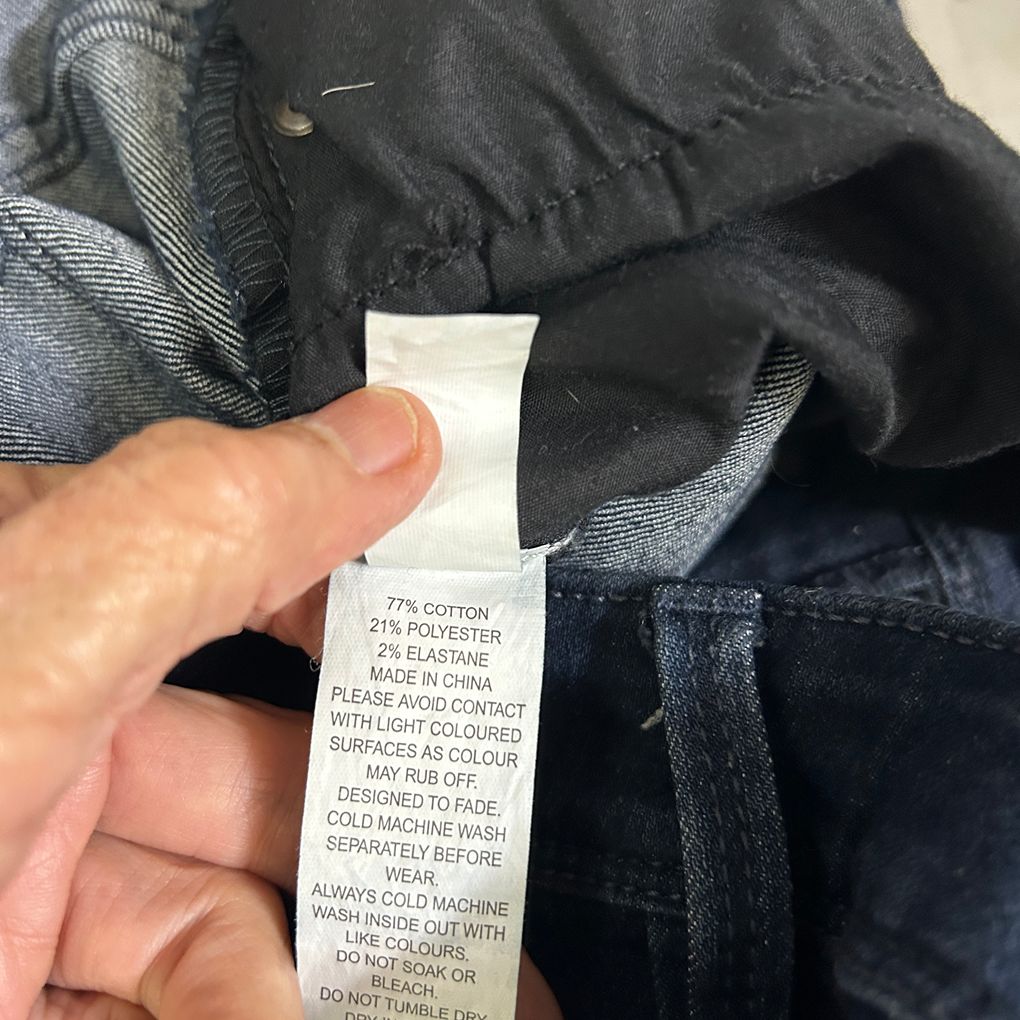 Jeanswest Navy Curve Embracer Skinny Jeans - Size 16
