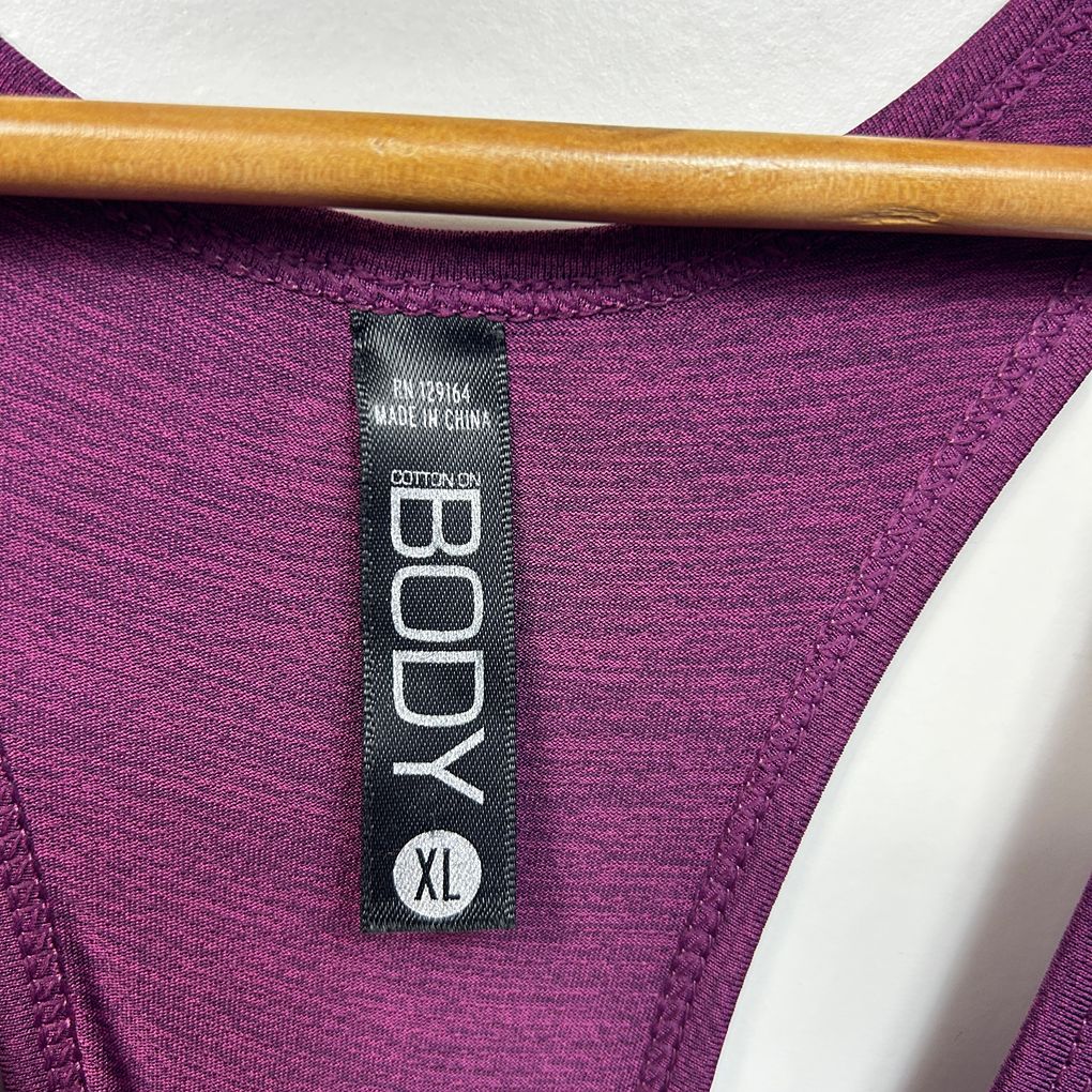 Cotton On Body Purple Tank - Size XL