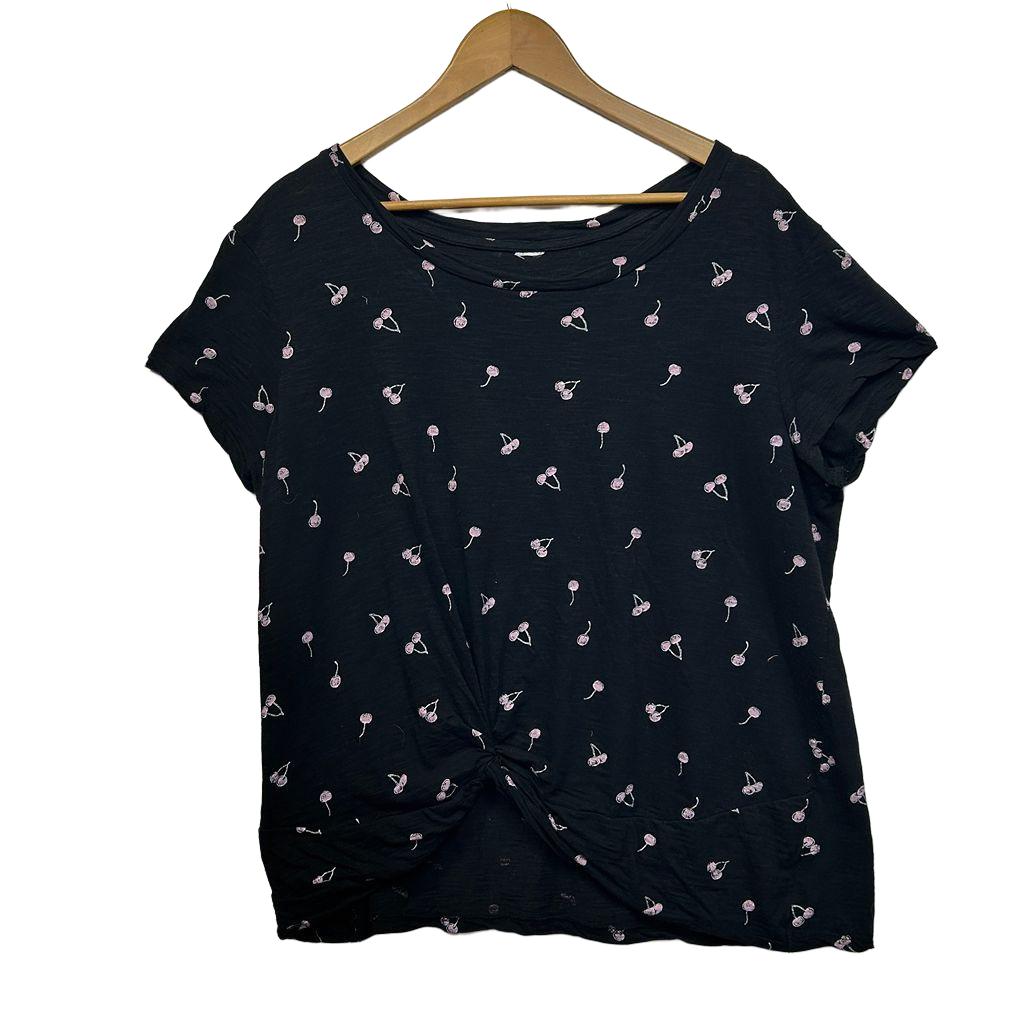 Cherry Print Top