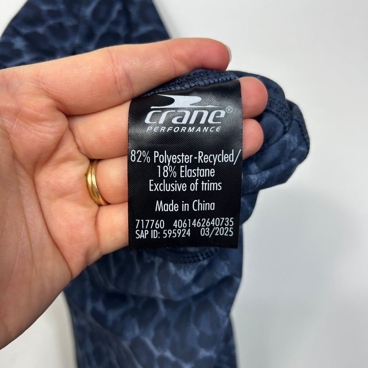 Crane Navy Leggings - Size L