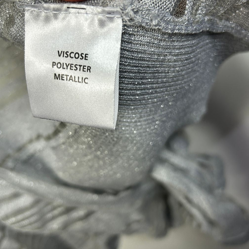 Millers Grey Metallic Shrug Cardigan - Size XL