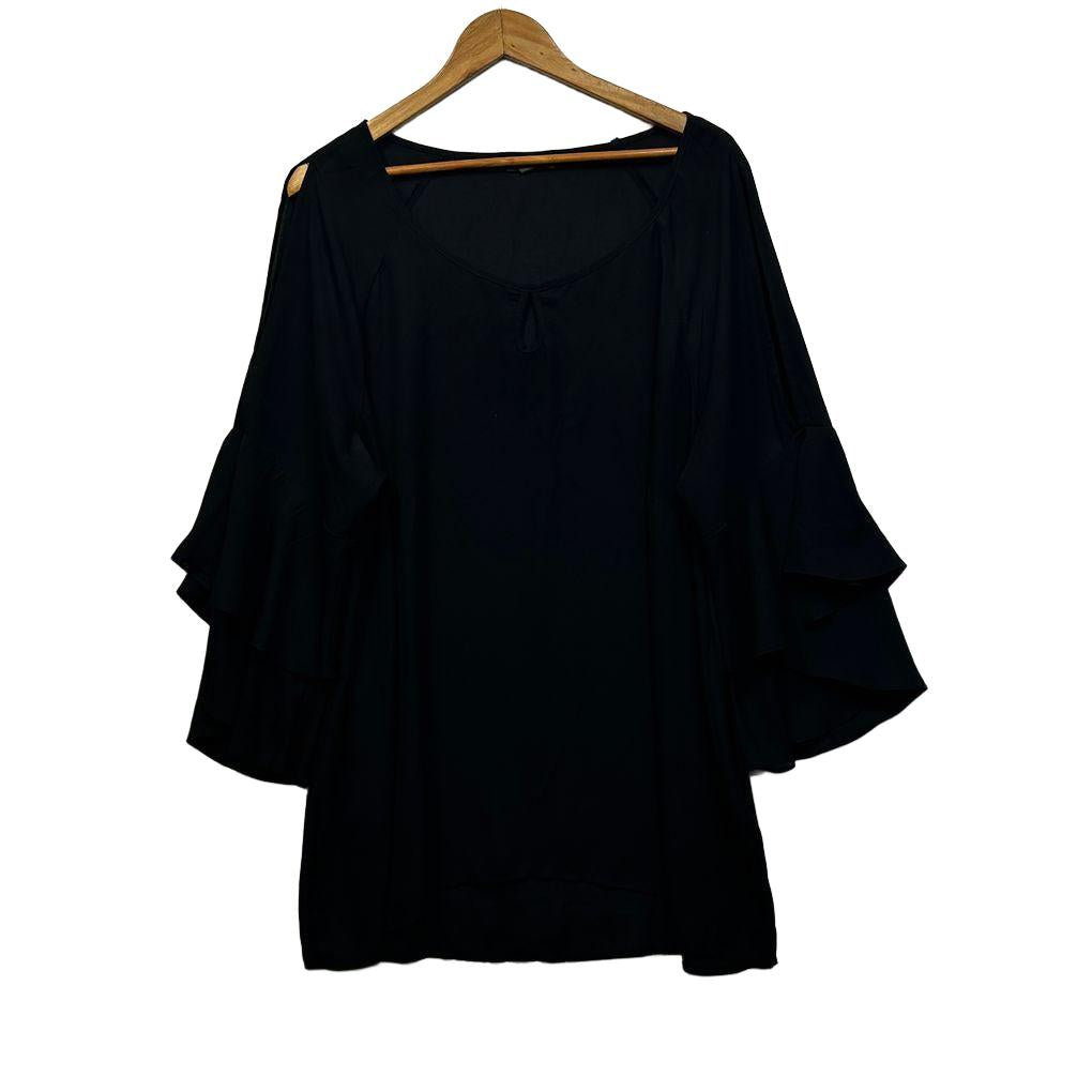 Autograph Frill Sleeve Top - Size 20
