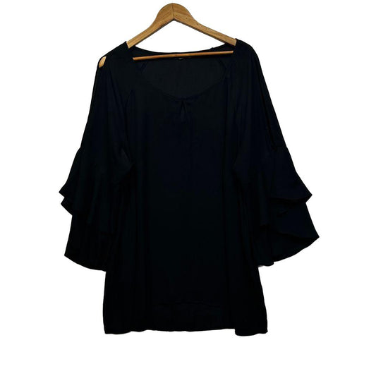 Autograph Frill Sleeve Top - Size 20