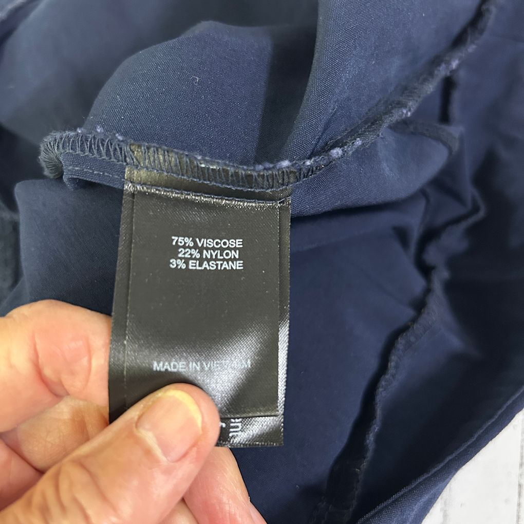 Taking Shape Navy Plus Size Cropped Pants - Size 22