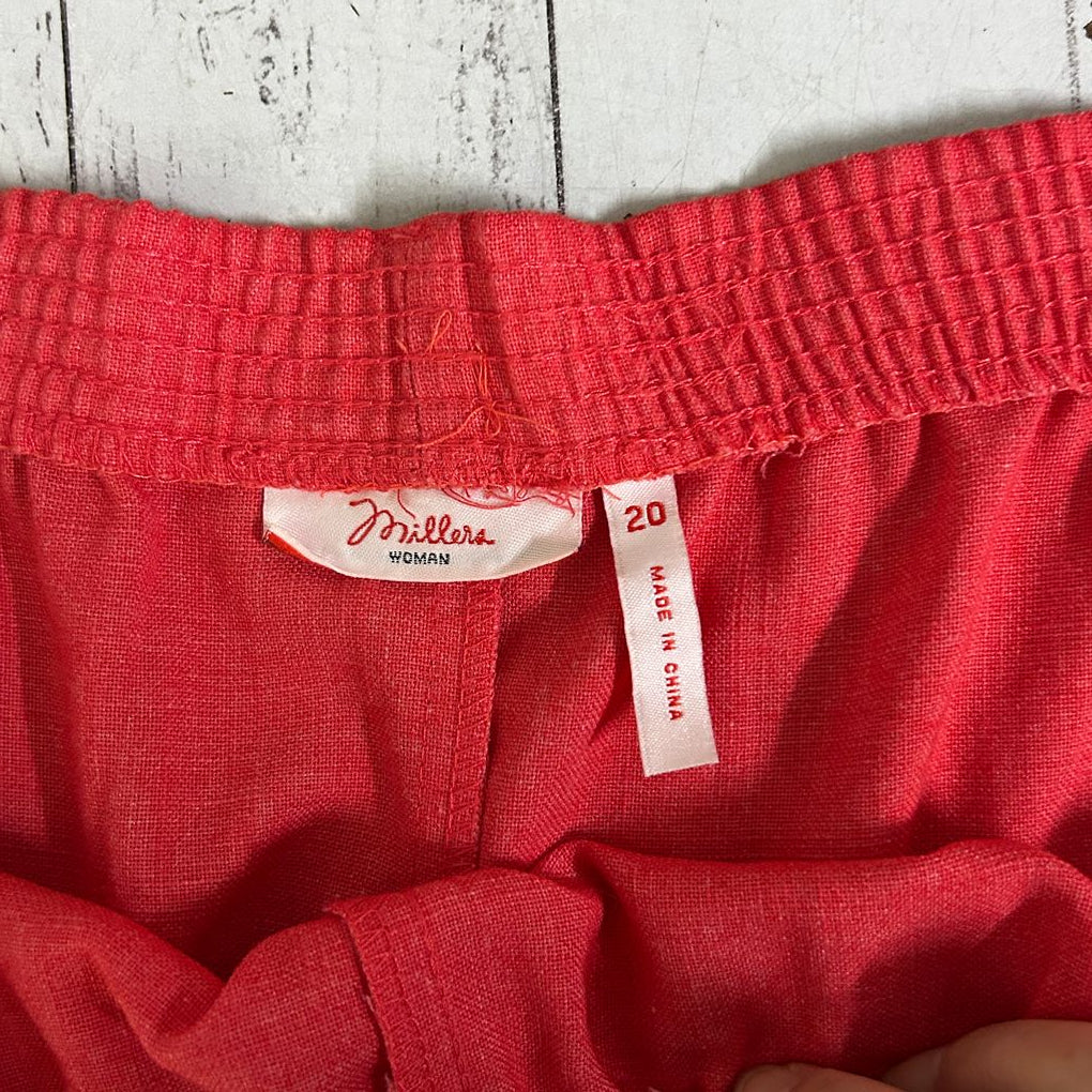 Millers Red Plus Size Shorts Pants - Size 20