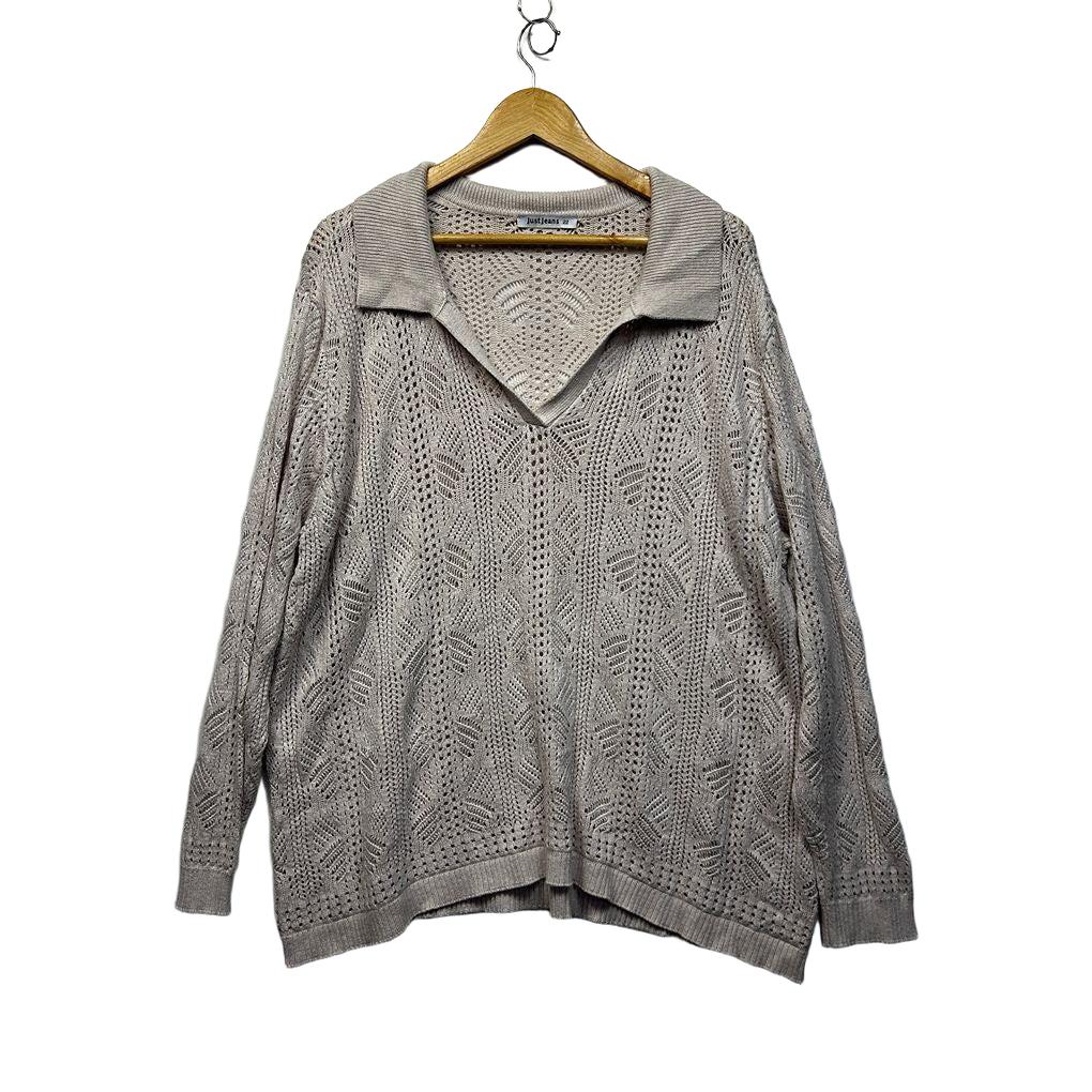 Just Jeans Cotton Cardigan - Size 22