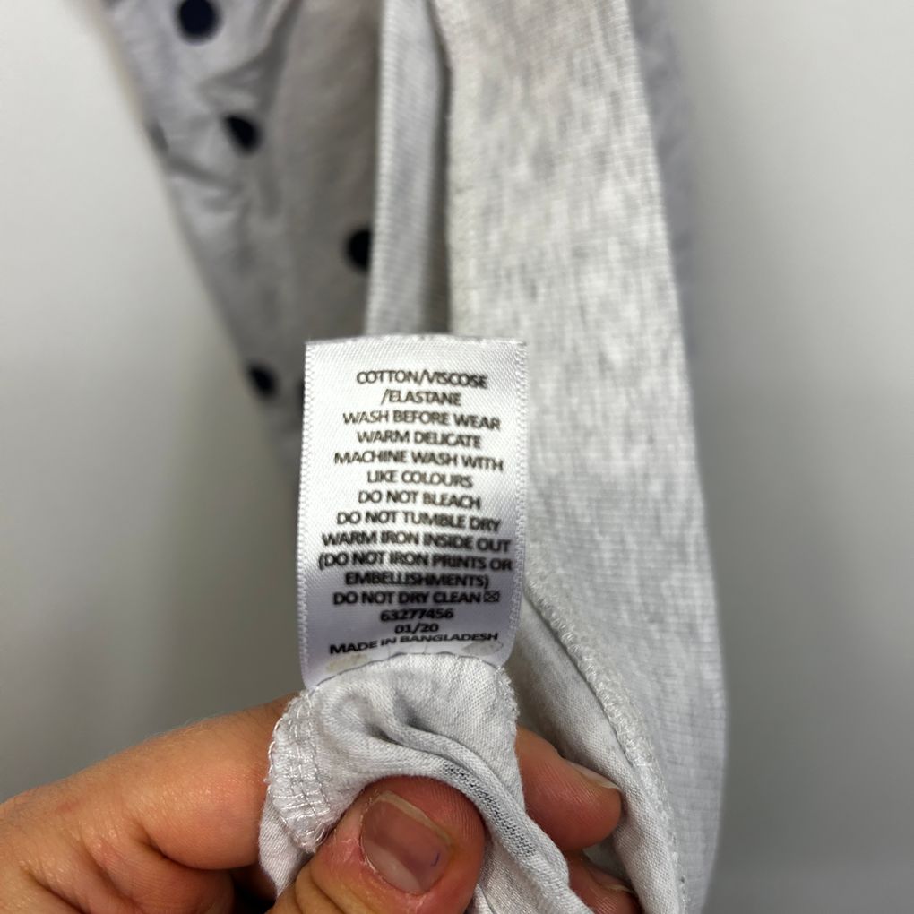 Target Grey Plus Size Cotton Polka Dot Sleep Pants - Size 3XL