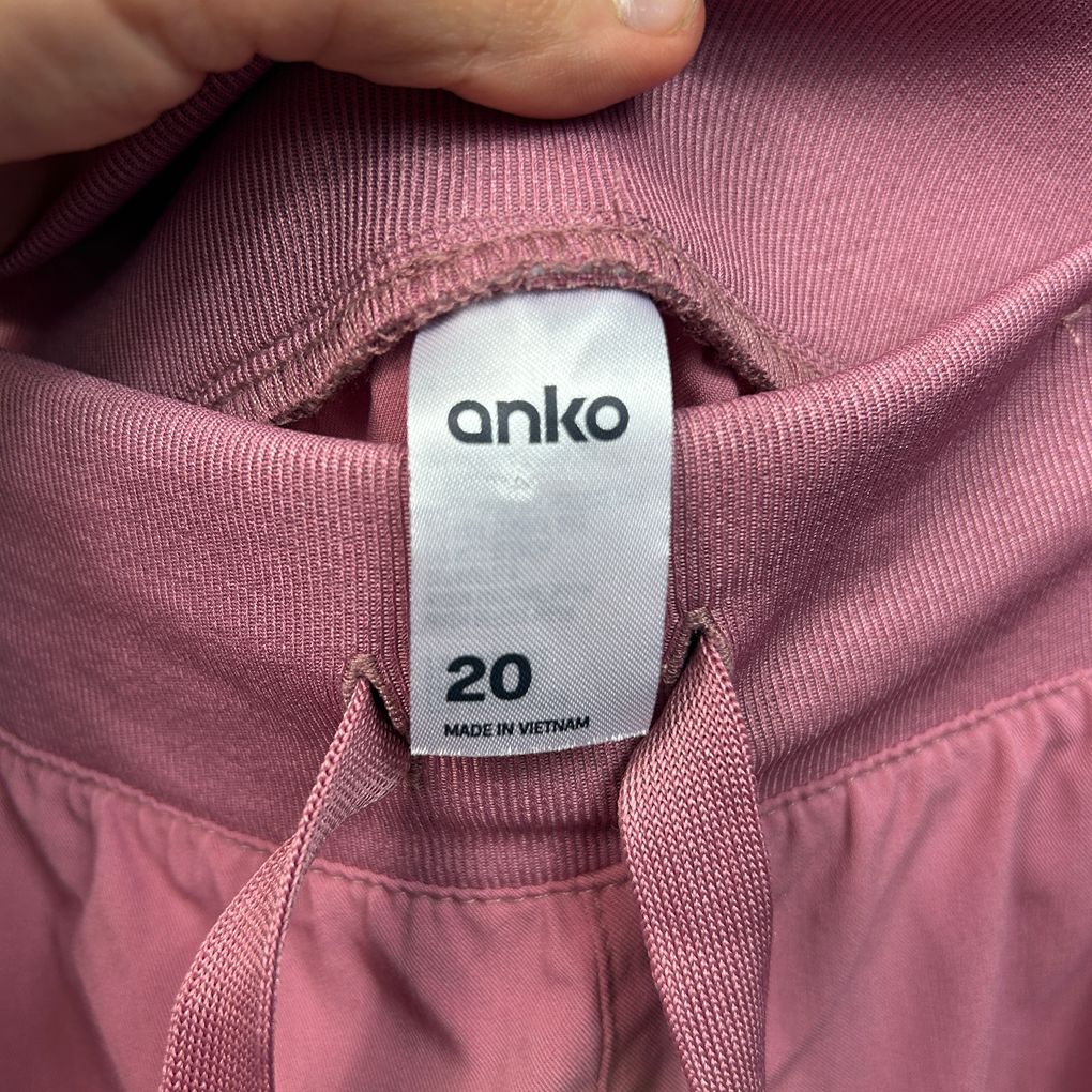Anko Pink Cargo Jogger Pants - Size 20