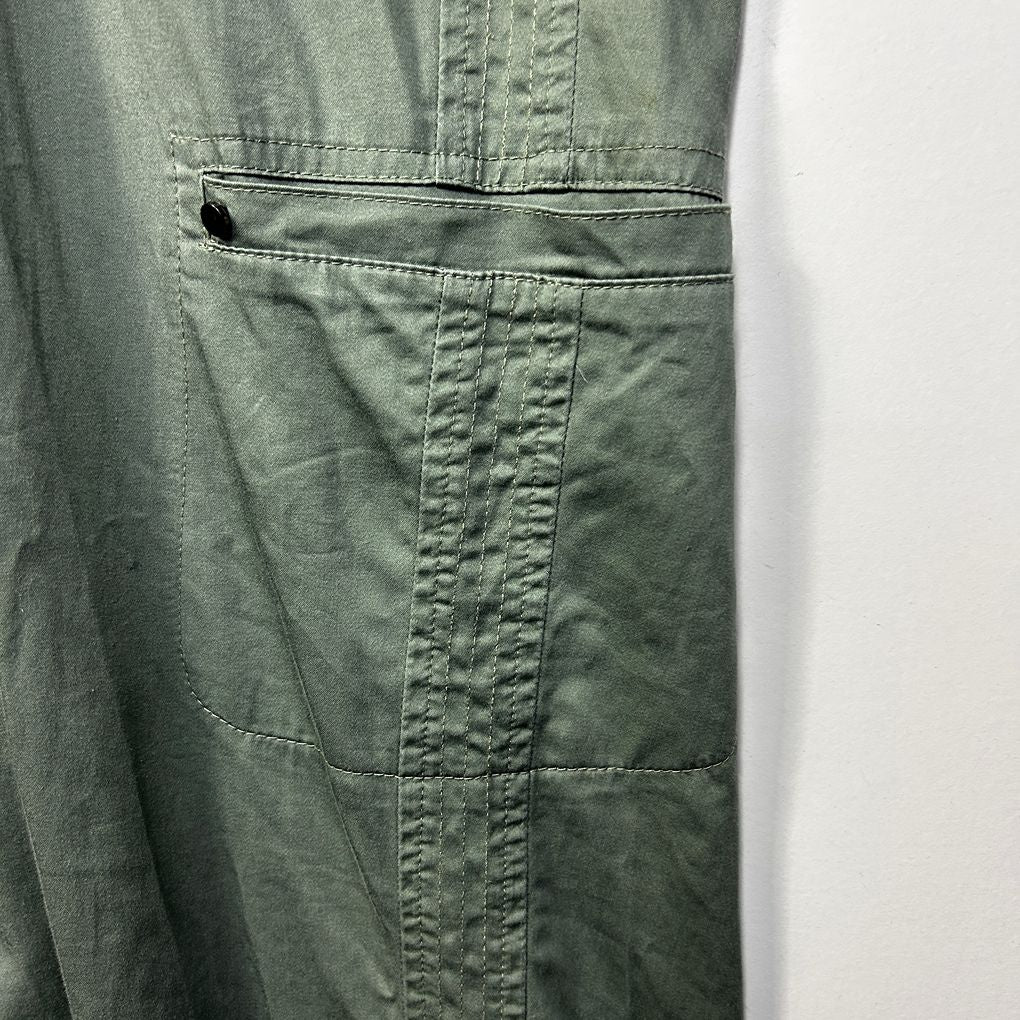 Autograph Khaki Cotton Cargo Pants - Size 26 (fault)