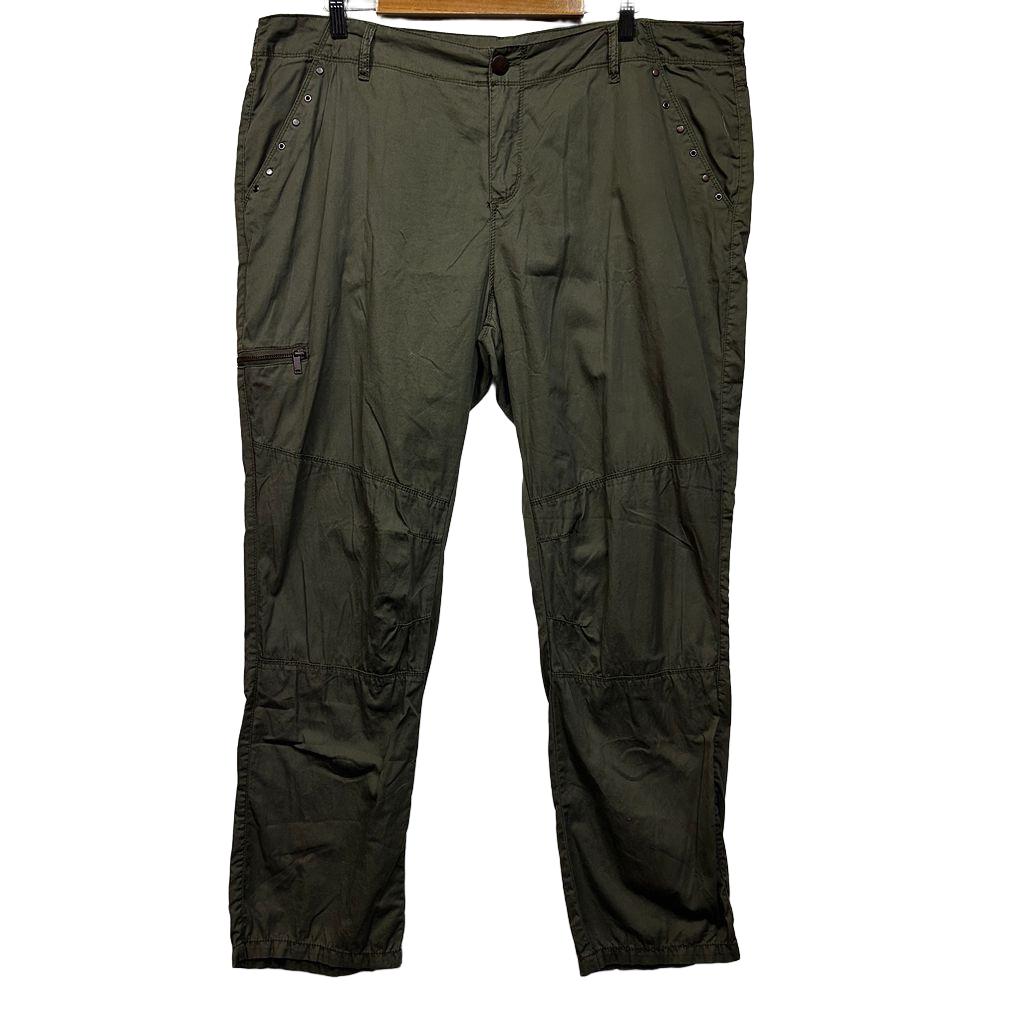 Crossroads Black Cotton Pants - Size 20