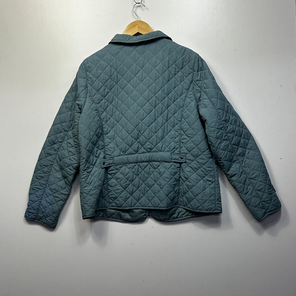 Millers Teal Quilted Jacket - Size 18