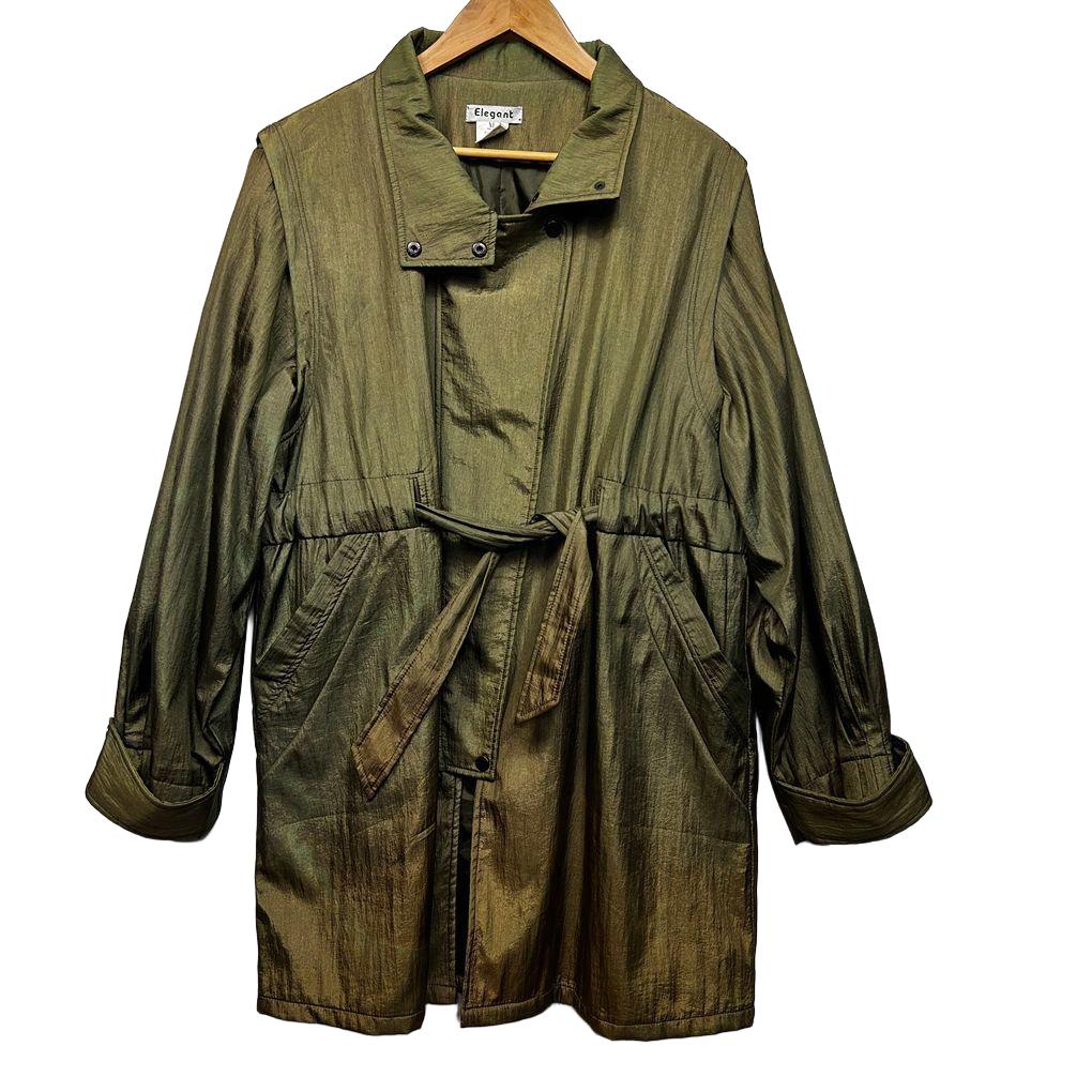 Elegant Olive Two Tone Jacket - Size XL