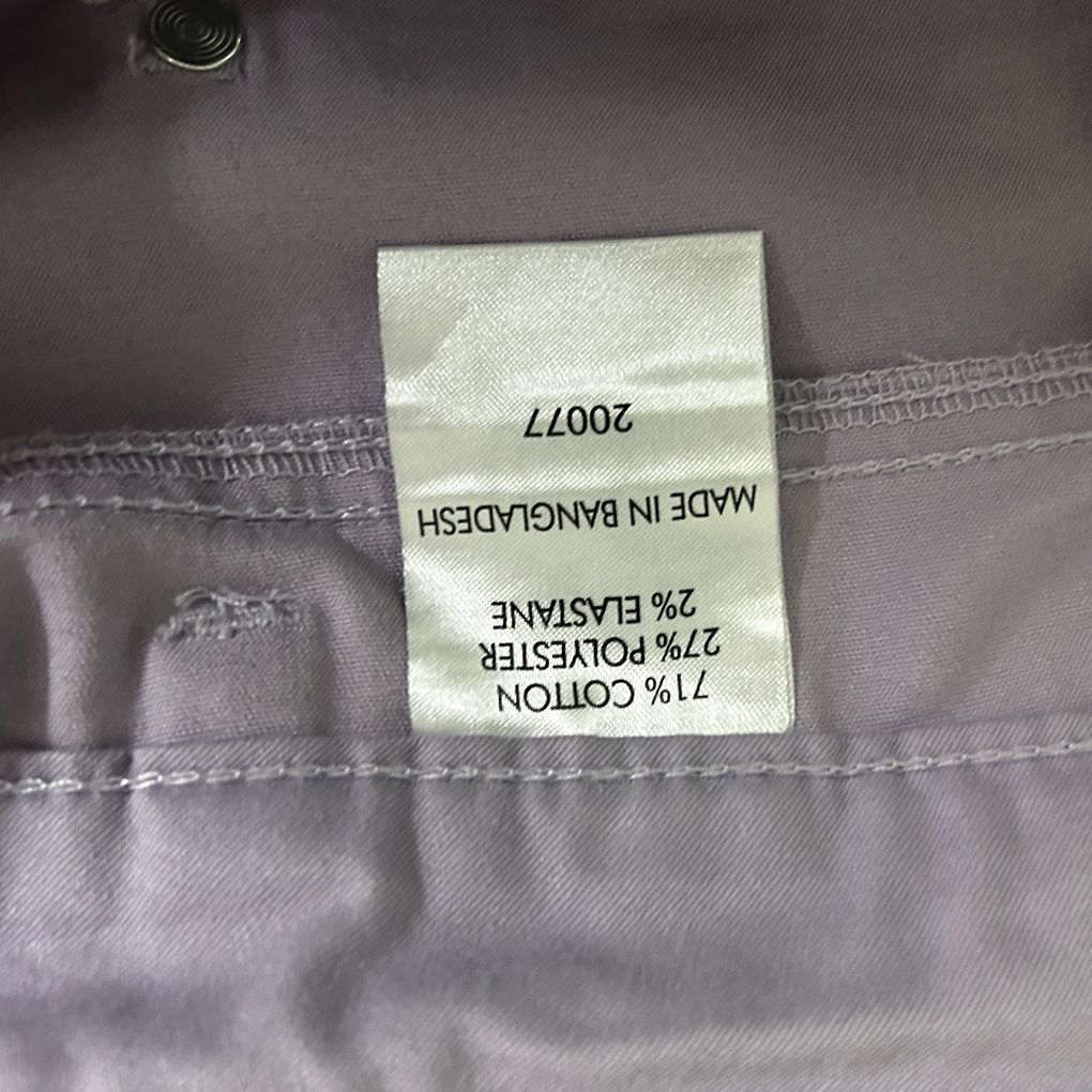 Suzanne Grae Denim Lilac Plus Size Cotton Shorts - Size 18
