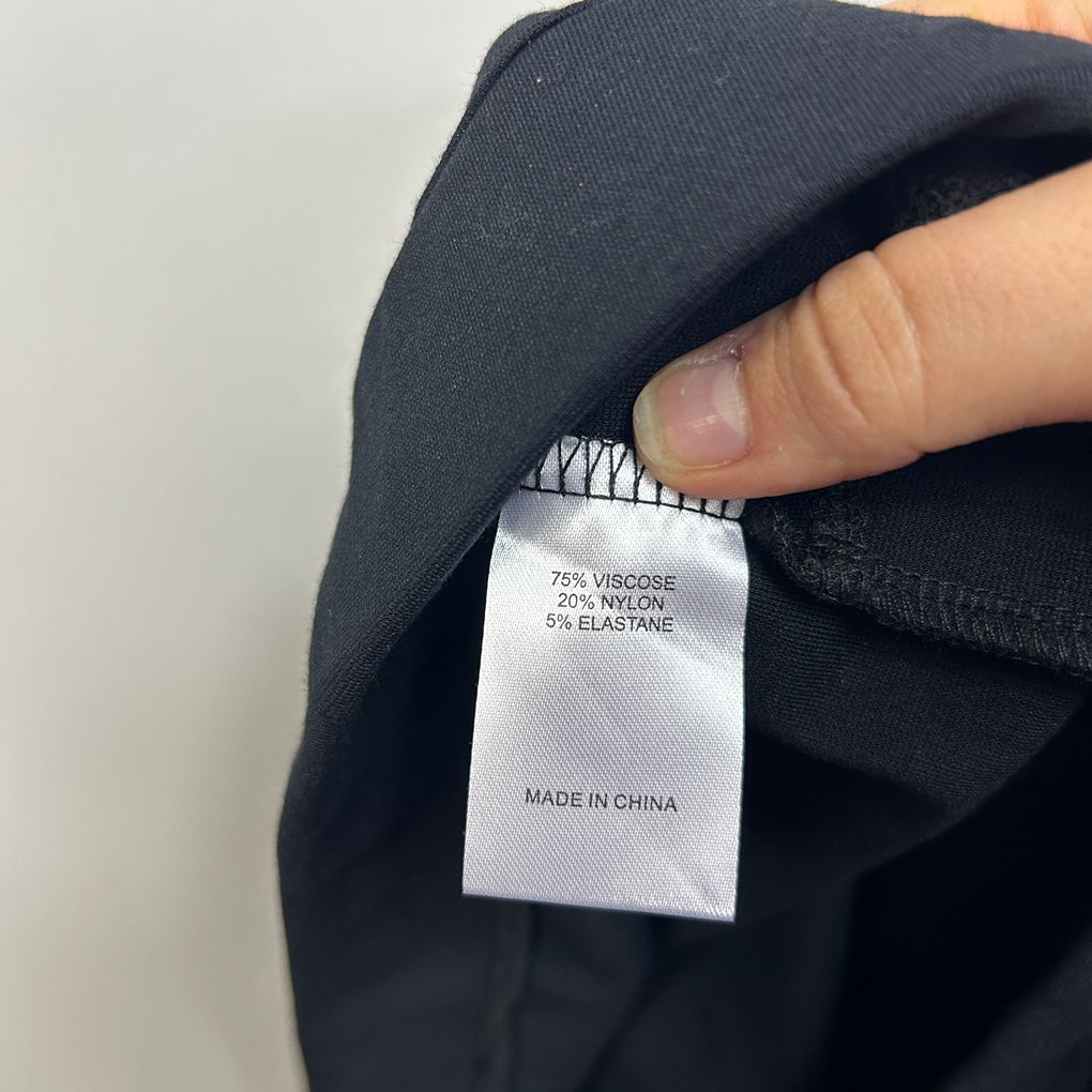 Virtuelle Black Plus Size Pull On Pants - Size 22/24