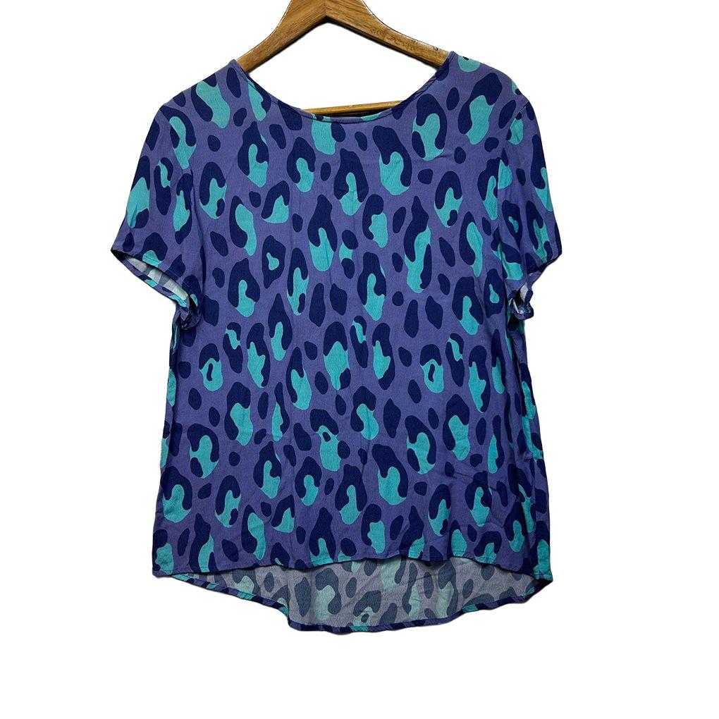 Harvest Lane Animal Print Top - Size XL