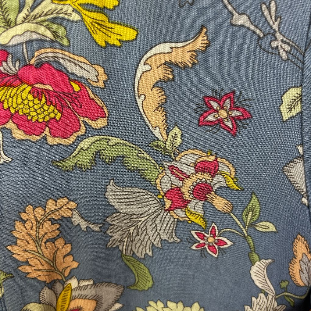 Rockmans Blue Floral Dress - Size 18