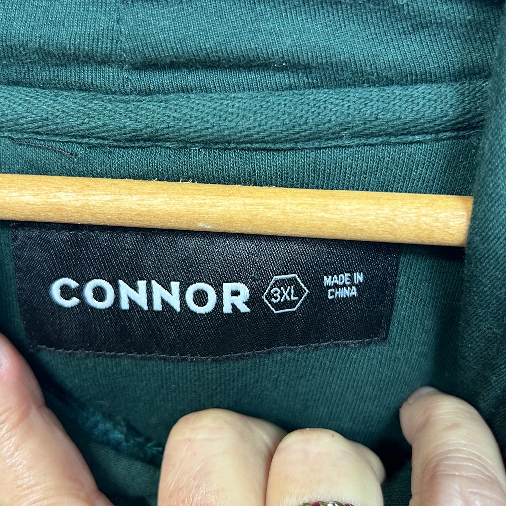 Connor Black Cotton Mens Hoodie - Size 3XL
