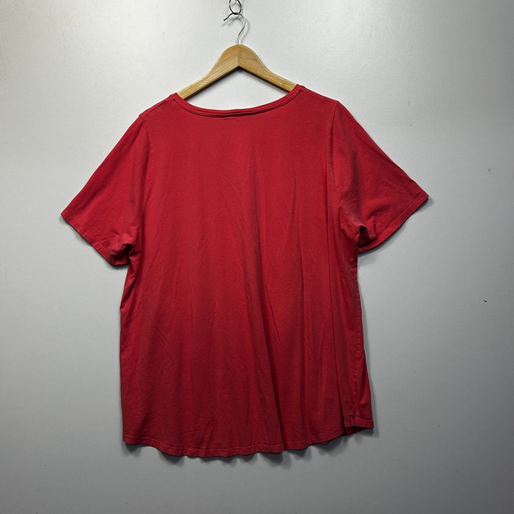 Virtuelle Red Cotton Top - Size 20 (fault)
