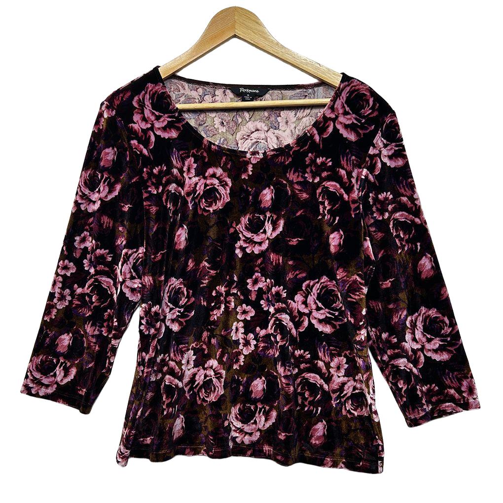 Rockmans Floral Top - Size XL