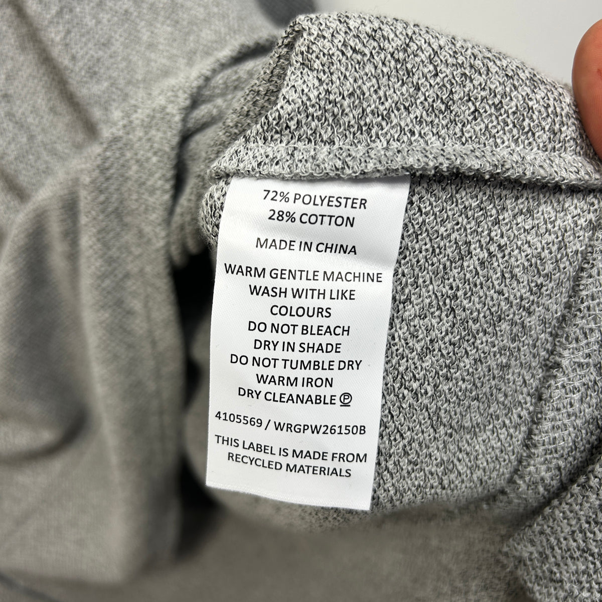 Regatta Petites Grey Cotton Long Sleeve Top - Size 16