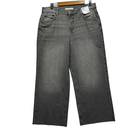 Anko Grey Wide Leg Jeans - Size 16