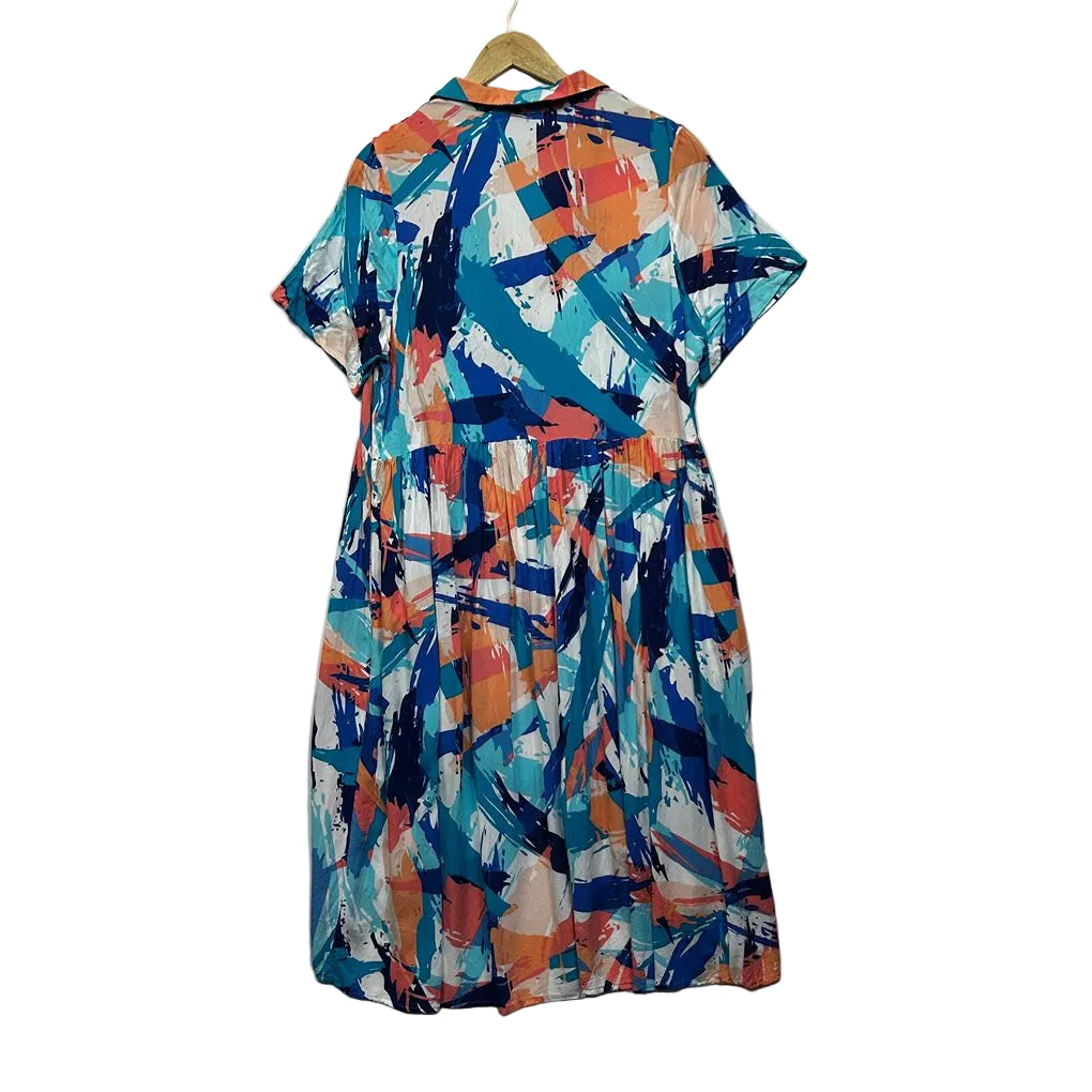 Loralette Multicoloured Maxi Dress - Size 14/16