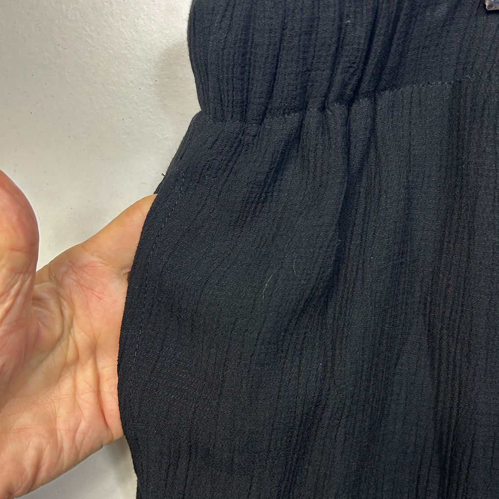 Virtuelle Black Wide Leg Pants - Size 24