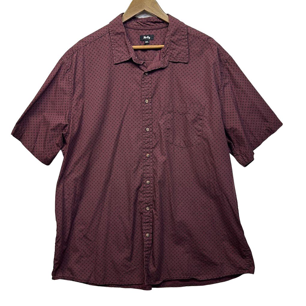 Mr Big Print Cotton Shirt - Size 4XL