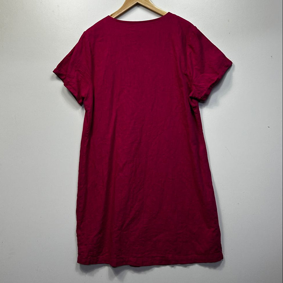 Millers Magenta Plus Size Cotton Dress - Size 18