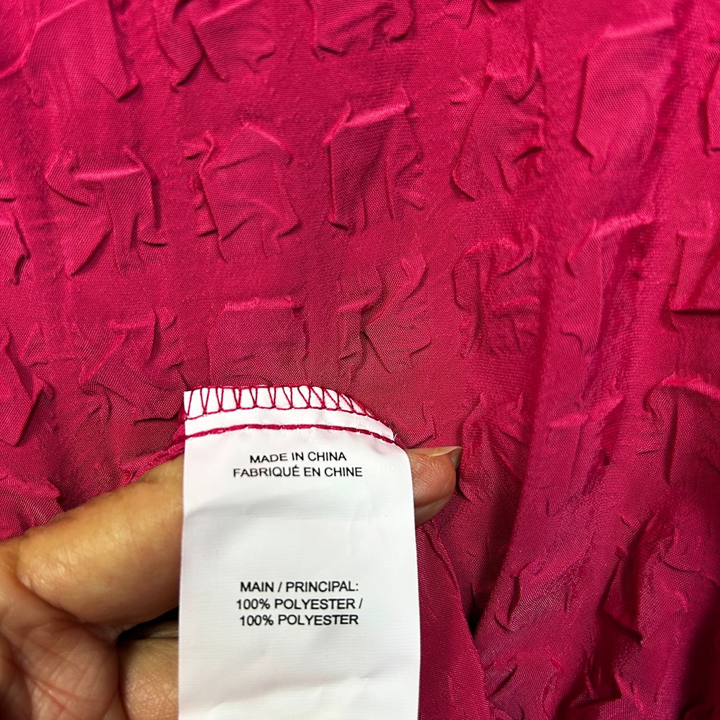 Autograph Pink Crinkle Textured Top - Size 20