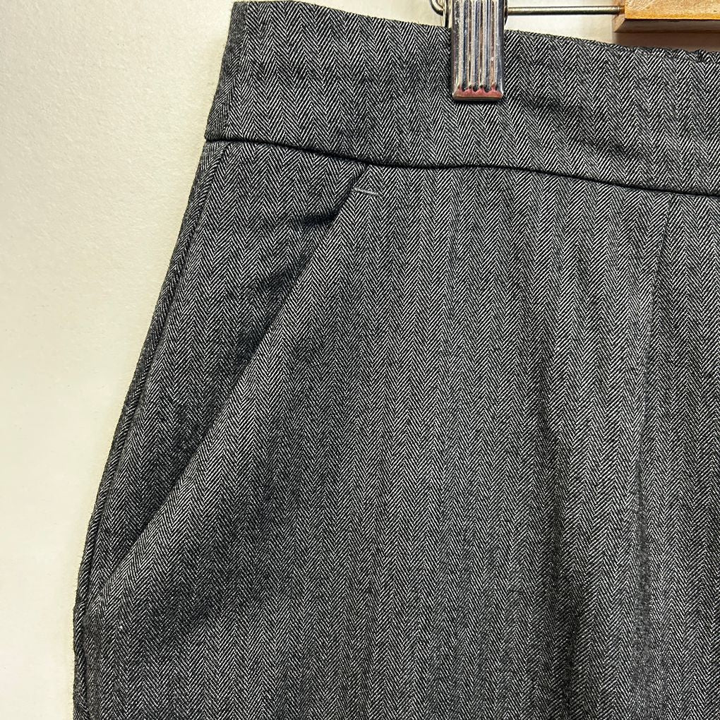 Preview Grey Herringbone Pants - Size 20